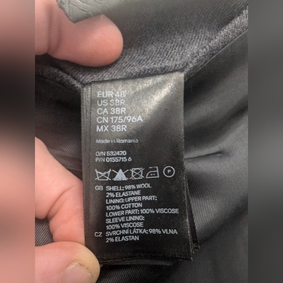 *Maison Martin Margiela for H&M Grey Blazer, 38R - Picture 11 of 13